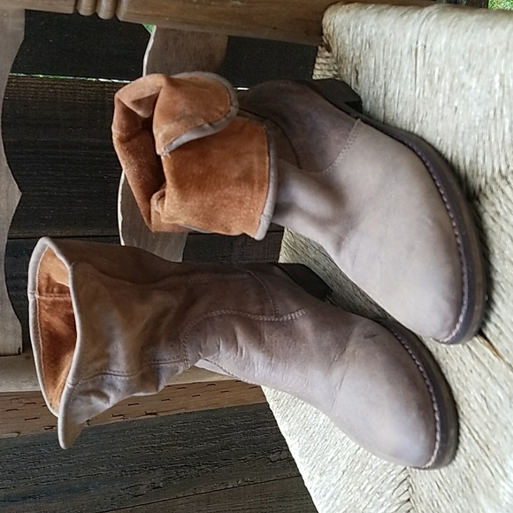 Sixtyseven Size 39 Leather boot 67 brand Taupe and - Picture 2 of 16